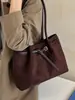 Bolso de gamuza para mujer 2026 nuevo de moda otoño popular bolsa de mano gran capacidad bolso de hombro bolso de mano vintage para el día a día