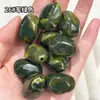 Cuentas de piedra irregulares de dos tonos de 15x27 mm con agujeros pequeños, hilo para abalorios, nuevos accesorios de joyería estilo chino, acrílico