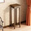 Mesa Cuadrada con Patas de Madera Maciza Mesa Simple para Balcón Mesa de Café Pequeña Mesa Auxiliar Mueble de Sala de Estar Doméstico Mesa de Esquina Moderna Simple Gabinete Lateral para Sofá