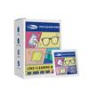 Fonte transfronteiriça Lenços para óculos Lenços descartáveis para lentes Lenços Embalagens separadas Lenços para os olhos Lenços de limpeza
