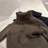 Estilo K de Malhas Versáteis para Crianças Outono e Inverno 2025 Malhas de Base Versáteis com Textura de Bolinhas para Meninos e Meninas