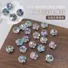 Broca de unha K9 de alta qualidade broca de bola broca de pilha broca de bola de diamante de cristal transparente sem fundo luxo leve joia de unha