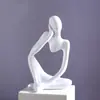 Decoração de Sala de Estar Venda Quente Transfronteiriça Enfeites de Personagens Impressos em 3D Decorações de Pensamento Criativo Esculturas Abstratas Estilo Nórdico