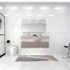 Azulejos de Mármol de Cuerpo Entero 600x1200 Foshan con Patrón Continuo para Azulejos de Pared de Baño y Cocina