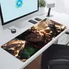 Alfombrilla de Ratón Ultra Alta Definición Bidimensional del Anime Demon Slayer Tecnología Gaming para E-Sports Almohadilla Extra Grande para Oficina Borde Antideslizante con Bloqueo