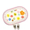 Alfombra Antideslizante Floral Fresca y Sencilla para Baño, Alfombrilla Absorbente de Diatomeas para Piso, Felpudo para Entrada de Inodoro, Felpudo para Piso de Baño del Hogar