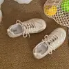 Zapatos de entrenamiento alemanes para exteriores de suela blanda en color verde para mujer, nuevos zapatos Cortez ligeros de otoño 2026, zapatillas casuales con cordones de bloques de color