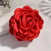Novo Grampo de Cabelo com Franja de Rosa Estilo Chinês Amazon Clipes Laterais Acessório de Cabelo para Feriados Estilo Antigo Hanfu Adorno de Cabeça Delicado Estilo Fada