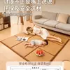Almofada de chão dobrável estilo japonês espessada para resfriamento para uso doméstico na sala de estar e quarto, tapete de rattan para cama tatame de verão