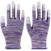 Guantes de protección laboral, guantes con dedos recubiertos de PU, nailon fino, resistentes al desgaste, antideslizantes, antiestáticos, transpirables, para trabajo en fábrica electrónica, verano