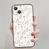 Nueva funda romántica con diseño de hojas de jardín para iPhone 15
