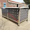 Mesa de Corte de Porco, Rack Suspenso para Carne de Açougue, Vitrine Refrigerada para Carnes Frescas de Supermercado Comercial, Bancada de Aço Inoxidável para Cortar e Vender Carne