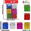 Decoraciones para Árbol de Navidad Accesorios Espuma de Colores Bolsas de Regalo Adornos Arreglo de Atmósfera Navideña Colgantes de Cajas de Regalo Grandes y Pequeñas