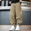Novas calças cargo casuais da moda de outono, únicas, de nicho, estilo esportivo, com zíper diário e punhos ajustados para homens