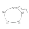 Pulseira de aço inoxidável de camada dupla de moda transfronteiriça, venda direta da fábrica, pulseira de aço titânio banhada a ouro 18k, não desbota, atacado para mulheres