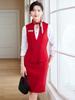 Cliente de Taiwan guia de compras macacão colete profissional camisa terno feminino verão alta qualidade beleza médica guia médico oral vestuário de trabalho