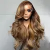 Peluca de comercio exterior moda europea y americana encaje frontal 13*4 encaje color piano onda grande cabello rizado peluca africana popular