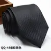 Corbata Traje de Hombre Profesional Boda Novio Estudiante Negocios Negro 8cm Rayada Corbata de Mano para Hombre Corbata de Negocios