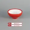 Vajilla de Melamina Plato de Dos Colores para Restaurantes de Hot Pot y Barbacoa, Plato Cuadrado de Barbacoa Comercial Imitación Porcelana
