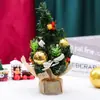 Árbol de decoración navideña 20cm mini decoración de escritorio árbol de Navidad pequeño decoración para el hogar festiva centro comercial tienda árbol pequeño