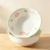 Cuenco de Cerámica de 7 pulgadas para el Hogar, Creativo, para Sopa, Fideos Instantáneos, Vajilla, Ramen, Cuenco para Arroz, Cuenco para Fideos, Cuenco Grande para Fideos de Tornillo