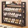Sapateira ultrafina multi-camadas para entrada de casa, armário de sapatos pequeno e estreito, prateleira de armazenamento, dormitório, pequeno e simples, artefato de armazenamento de sapatos