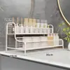 Prateleira de Armazenamento de Cosméticos para Banheiro, Bancada de Lavatório, Prateleira de Armazenamento de Produtos de Higiene Pessoal e Cuidados com a Pele para Banheiro