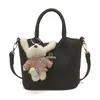 Bolsa cesta elegante, simples, casual e versátil com um toque moderno e sofisticado, adequada para trabalhadores de escritório, bolsa transversal estilosa para o dia a dia
