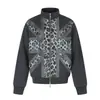 Yidao Vintage 2026 Outono Novo Estilo de Rua Retrô Americano Estampa de Leopardo Solto Zíper Gola Alta Cardigan Moletom