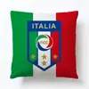 Bandeira de Taça de Futebol Clube Decorativa Sala de Estar Almofada de Sofá Fronha de Linho Venda Direta da Fábrica Exclusivo para a Copa Europeia