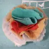 Liquidación en stock Almohadilla de Lana para Fotos de Luna Llena de Bebé Accesorios Manta de Coral Fleece Manta de Lana para Niños