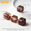 Coleção de Contas Espaçadoras Cubo de Cristal Natural, Acessórios para Joias DIY Feitos à Mão, Contas Soltas Cubo de Ágata para Pulseira, Acessórios Atacado
