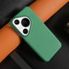 Funda de Cuero Vacuno para Huawei Pura70 P70 Media Funda de Cuero Genuino Huawei mate60pro Funda Protectora Personalización