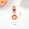Cortauñas Creativo de Manzana Lindo y Conveniente Colgante Portátil Herramienta de Set para Uñas de Estudiante y Limpiador de Oídos