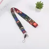 Cordão Transfronteiriço Corda de Nylon Cordão para Celular Cordão de Identificação Cordão para Crachá Pingente de Pulso Decorativo Impresso Personalizado