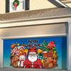 Amazon Transfronterizo Nuevas Explosiones Navidad Cubierta para Puerta de Garaje Tamaño Grande Tela de Fondo Decoración para Fiesta Navideña Tapiz