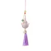 Novo Brocado de Seda Estilo Chinês Pingente de Cabacinha com Borla Artesanal DIY Decoração de Carro e Bolsa Acessórios Semi-Acabados Artesanais Atacado