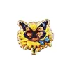 Venta Caliente Transfronteriza Flor Lazo Creativo Recuerdo Insignia DIY Broche Decoración Chaqueta de Mujer Mochila Accesorios