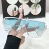 Gafas de sol de montura grande de una sola pieza moda mujer marrón fotografía callejera gafas de sol aviador hombre moderno red social gafas de sol para fotografía callejera venta al por mayor