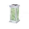 Cubo de basura de acero inoxidable imitación piedra clasificación de basura titanio Bloque Real cenicero de basura pasillo de hotel al por mayor