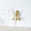 Lirio Simulado Espigas de Trigo Rojo Dorado Arreglo Navideño Cortes de Fruta Navideña Hojas Árbol de Navidad Polvo Dorado Lentejuelas