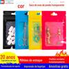Bolsas para Joias, Bolsas Coloridas com Zíper Yin Yang, Acessórios Eletrônicos Digitais, Bolsas para Embalagem de Equipamentos de Pesca, Sacos Plásticos Transparentes, Em Estoque para Venda no Atacado