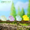 Paisaje Micro Luminoso de Caracol y Liebre Marina de Nuevo Producto Transfronterizo Muñeco Lindo Accesorios de Decoración DIY Mini Adornos Pequeños