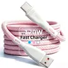 Cable de datos trenzado transfronterizo 6A de carga súper rápida adecuado para cable de carga de teléfono Android Huawei Tipo-C 120W longitud extendida