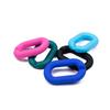 Tira de cadena de color para pintar a mano en plástico acrílico, hebilla de plástico de 24 x 39, anillo de apertura DIY, accesorios de cadena para bolso de joyería