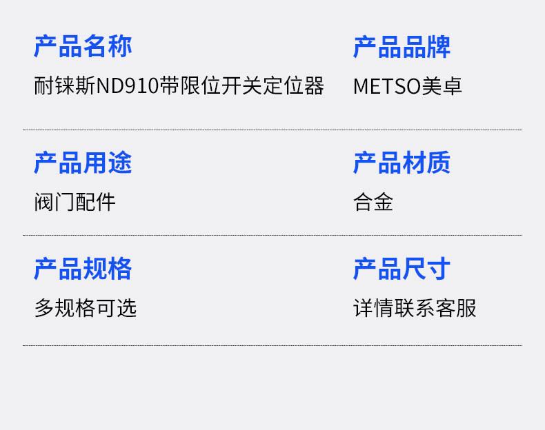 METSO美卓-耐铼斯ND910带限位开关定位器_08