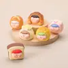Pão de Café da Manhã Acessórios DIY Resina Criativa Miniatura Simulação Brinquedo de Comida Giratório de Mesa Pequeno Ornamento