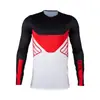Jersey de manga larga versátil de venta caliente al por mayor para descenso, jersey de ciclismo para deportes al aire libre, jersey transpirable para carreras todoterreno, camiseta de descenso