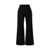 Calça Esportiva de Cintura Alta Emagrecedora com Bolinhas, Perna Larga, Comprimento no Chão, Novo Estilo Europeu e Americano, Calça Casual Flare Sexy, Caimento Solto