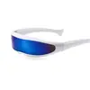 Gafas de Sol Integradas X-Men Transfronterizas Europeas y Americanas Gafas para Deportes al Aire Libre Gafas Punk de Alienígena Espacial Láser